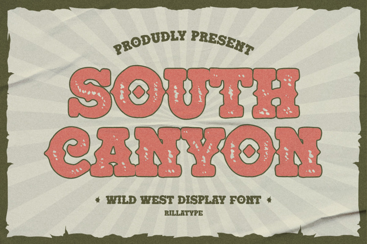 Preview of South Canyon Font
