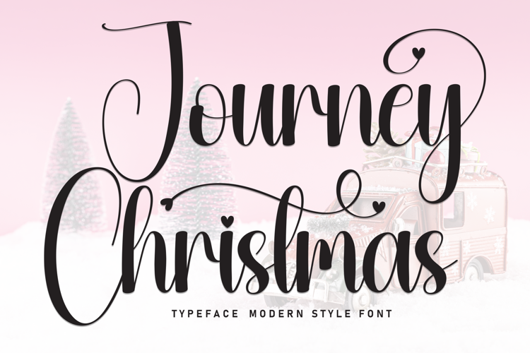 Preview of Journey Christmas Font