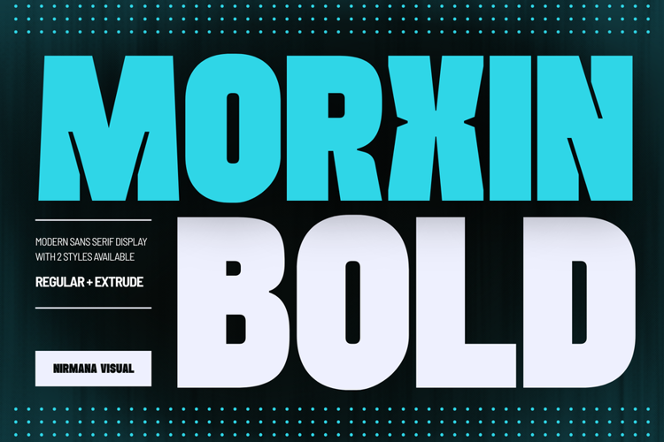 Preview of Morxin Bold Font