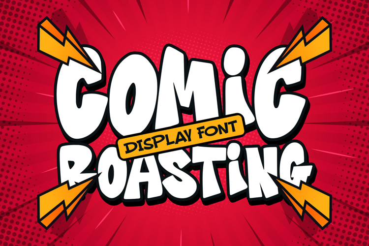 Preview of Comic Roasting Font