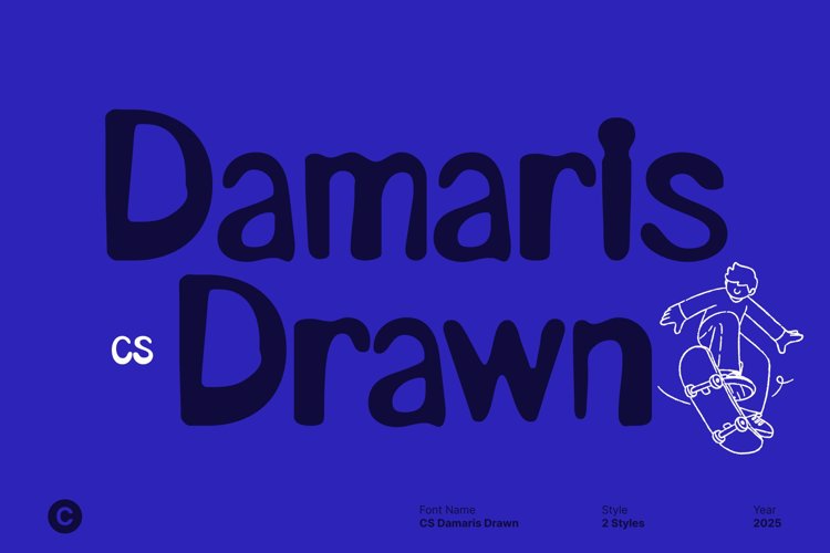 Preview of CS Damaris Drawn Font