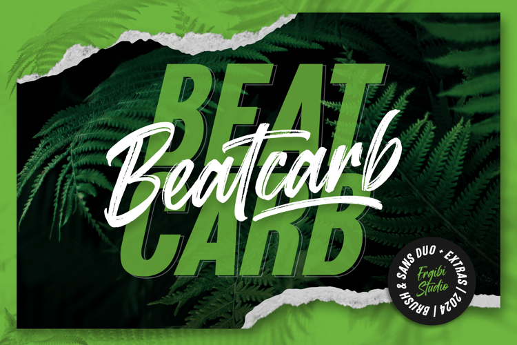 Preview of Beatcarb Font