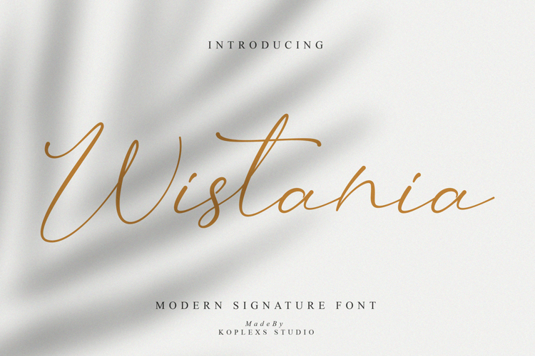 Wistania Font