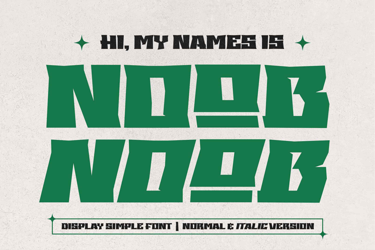 Noob Font