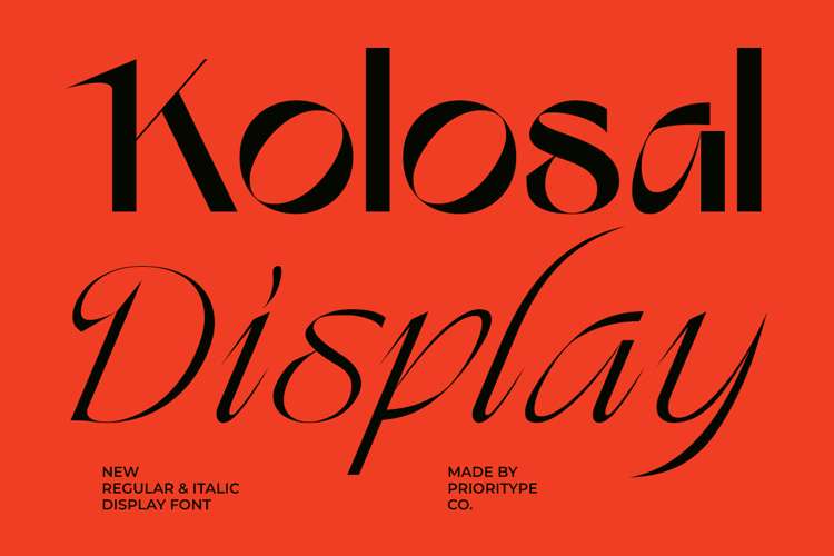 Kolosal Display Font