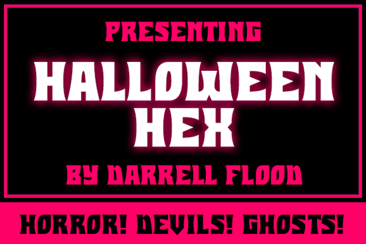 Halloween Hex Font
