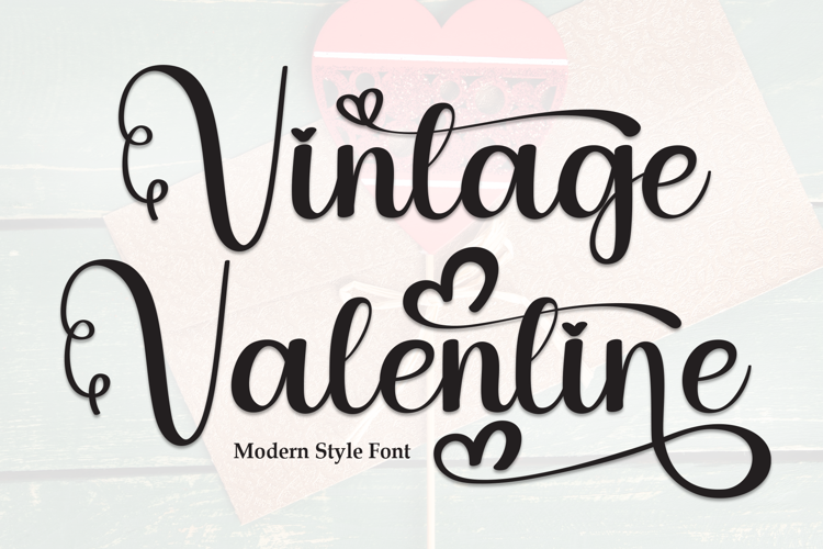 Preview of Vintage Valentine Font