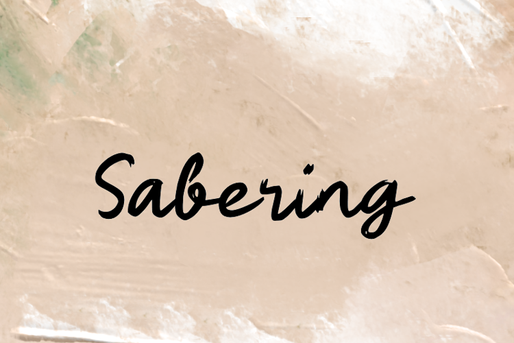 s Sabering Font