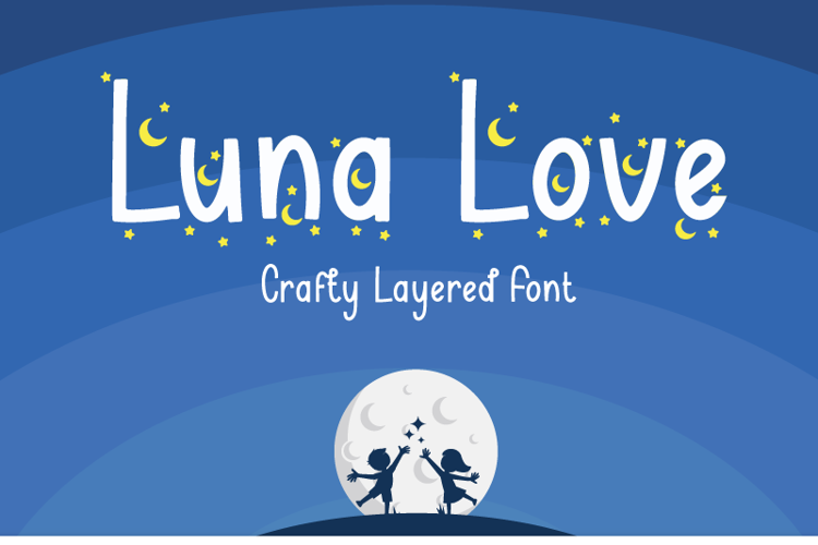 Luna love Display Font