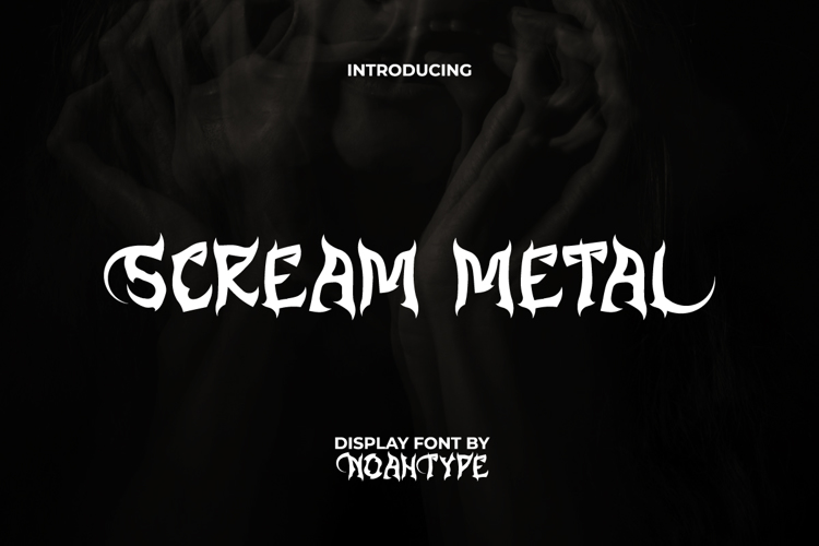 Preview of Scream Metal Font