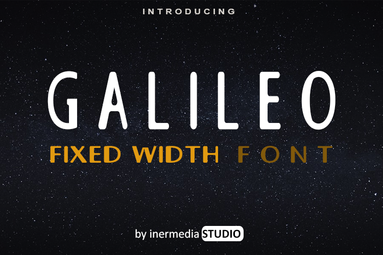 GALILEO FIXED Font