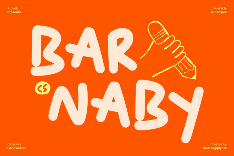 Preview of CS Barnaby Font