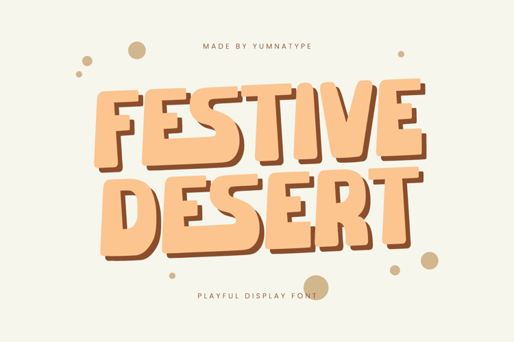 Festive Desert Font