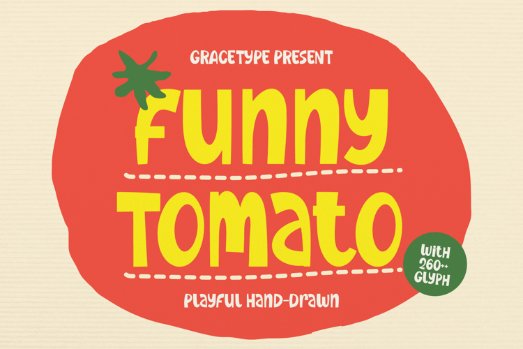 Preview of Funny Tomato Font