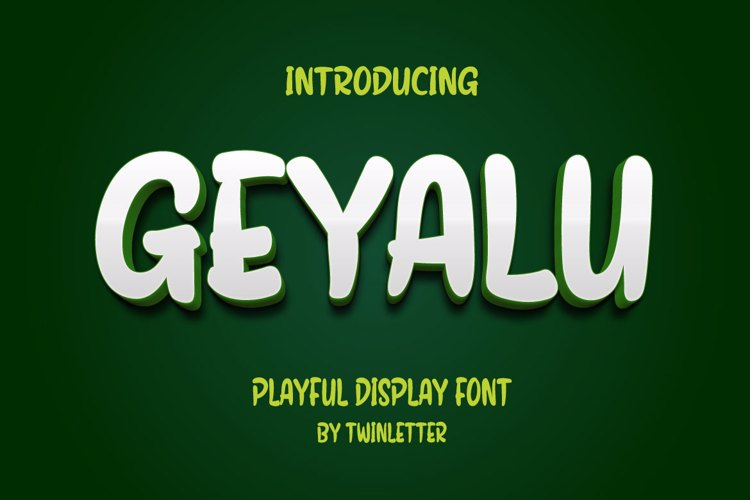 Geyalu Font