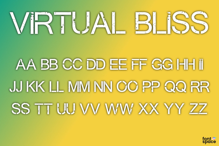 Virtual Bliss Font