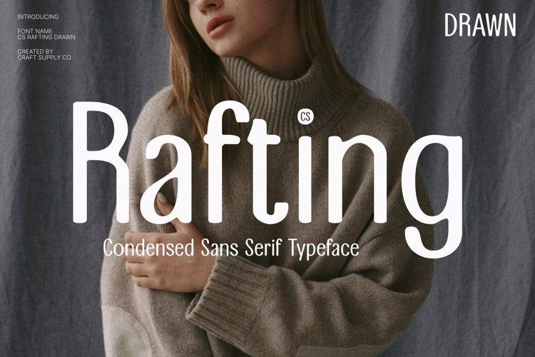 Preview of CS Rafting Drawn Font