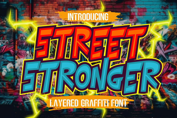 Preview of street stronger Font