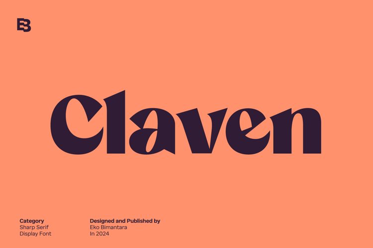 Preview of Claven Font