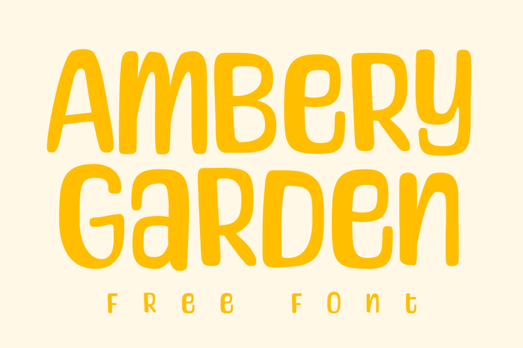 Ambery Garden Font