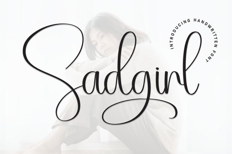 Preview of Sadgirl Font