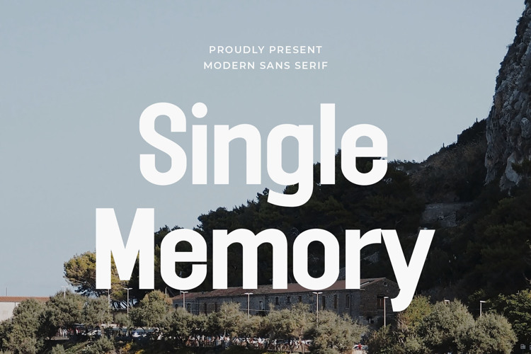 Preview of Single Memory Font