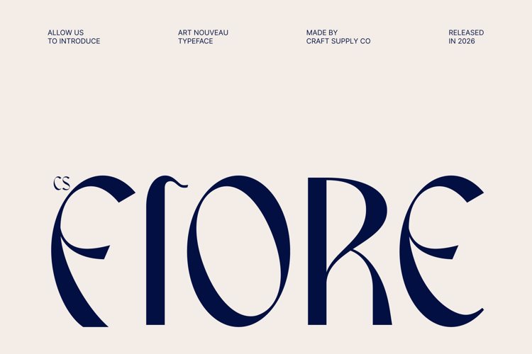 Preview of CS Fiore Font