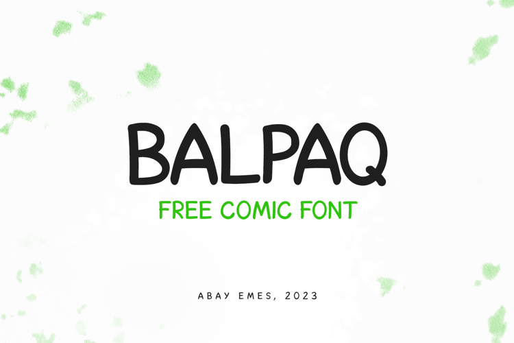 Balpaq Font