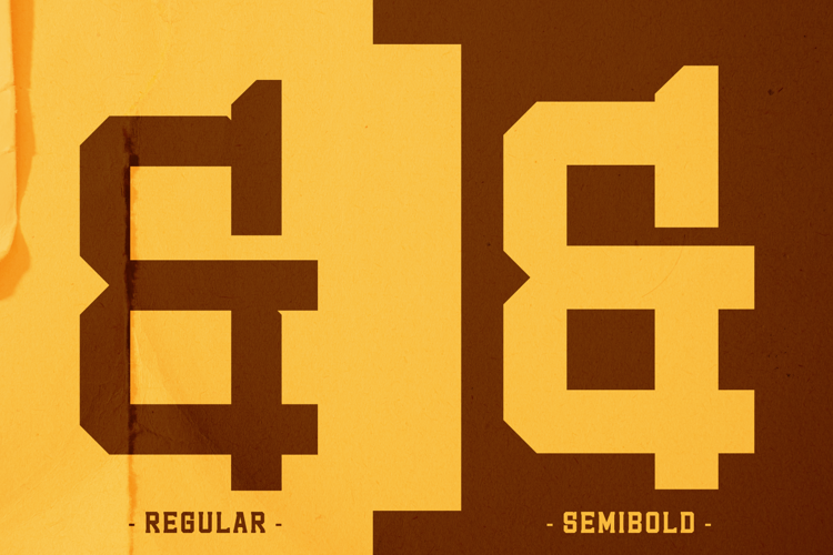 Preview of Brokstate Font