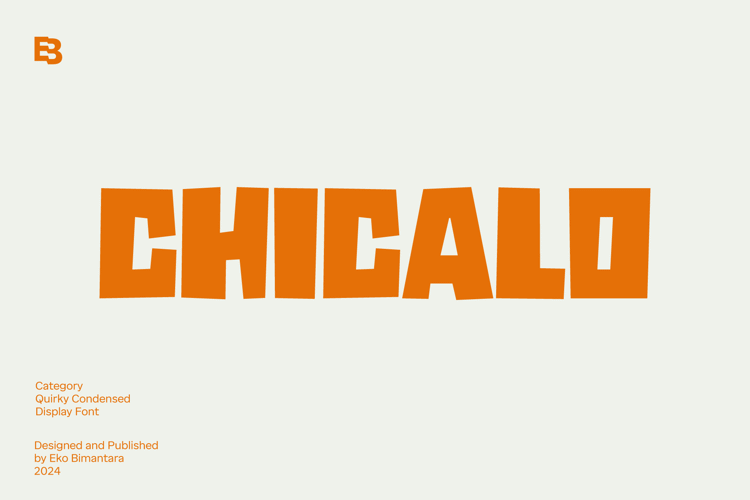 Preview of Chicalo Font