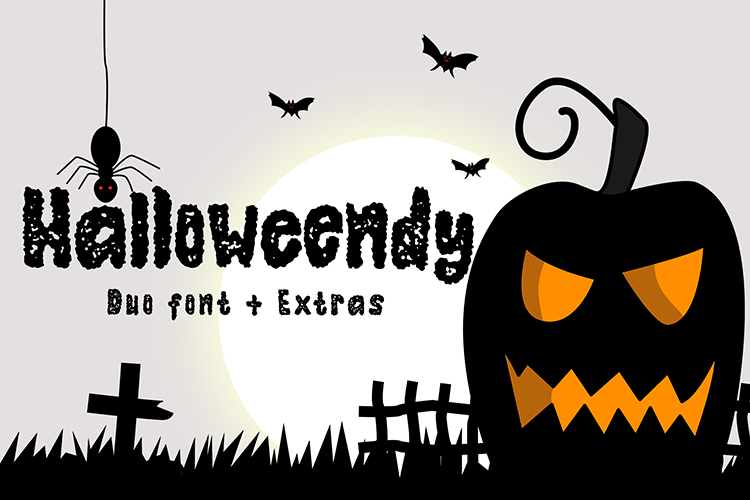 Halloweendy Rough Font