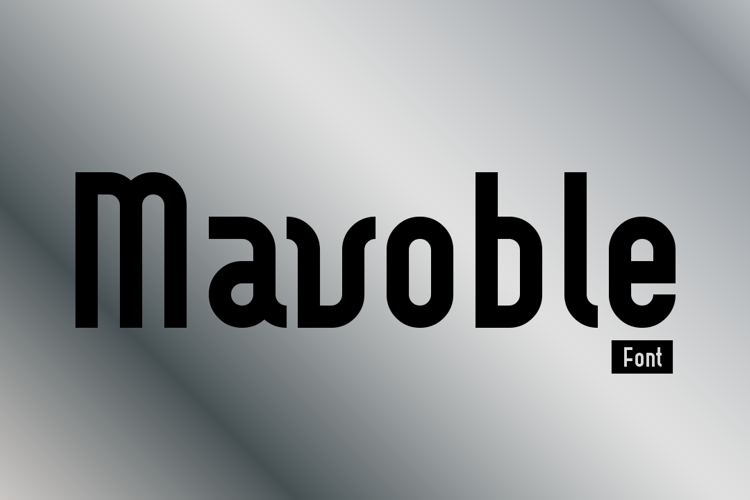 Mavoble Font