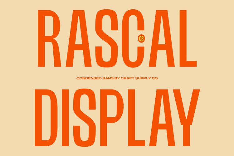 Preview of CS Rascal Font