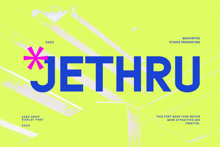 Preview of Jethru Font