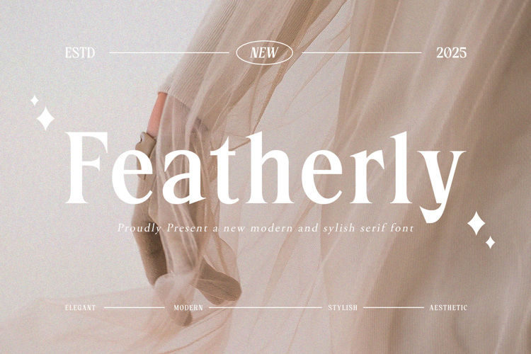 Preview of Featherly Font