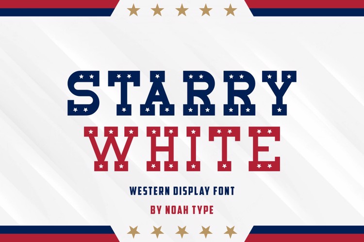 Starry White Font