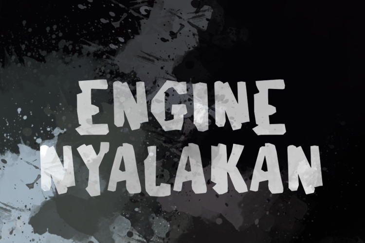 e Engine Nyalakan Font