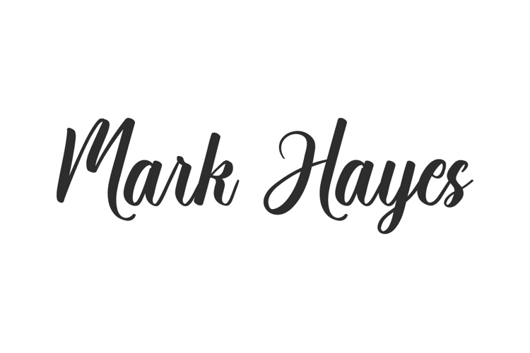 Mark Hayes Font