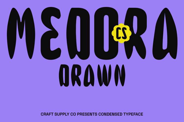 Preview of CS Medora Drawn Font