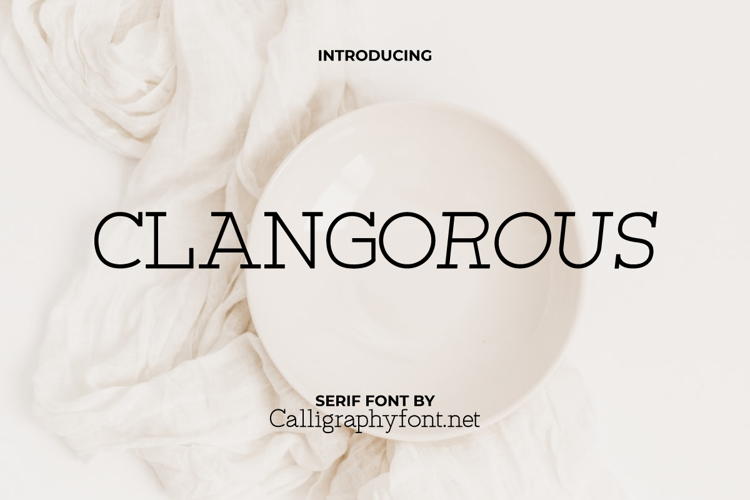 Clangorous Font