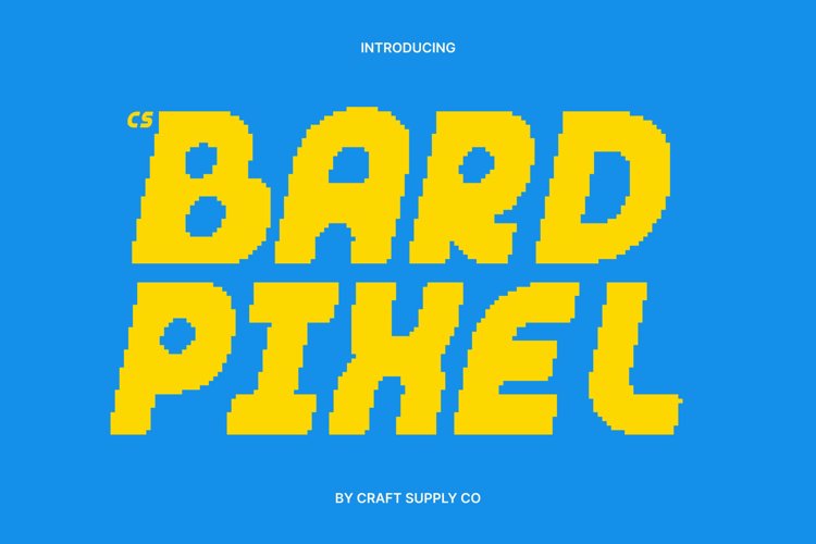 Preview of CS Bard Pixel Font
