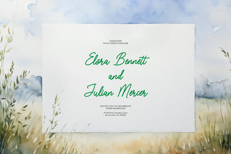 Preview of Norayne Adriella Font