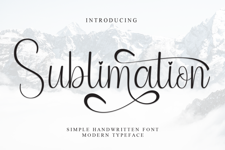 Preview of Sublimation Font