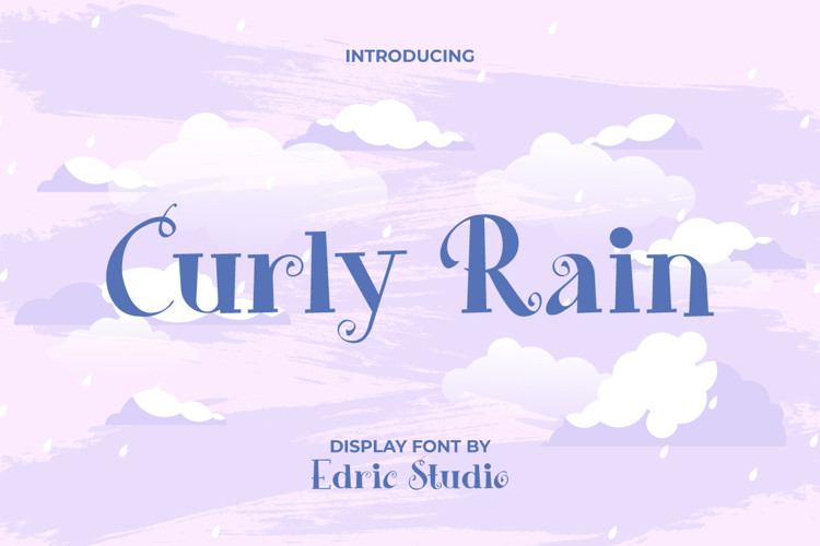 Curly Rain Font