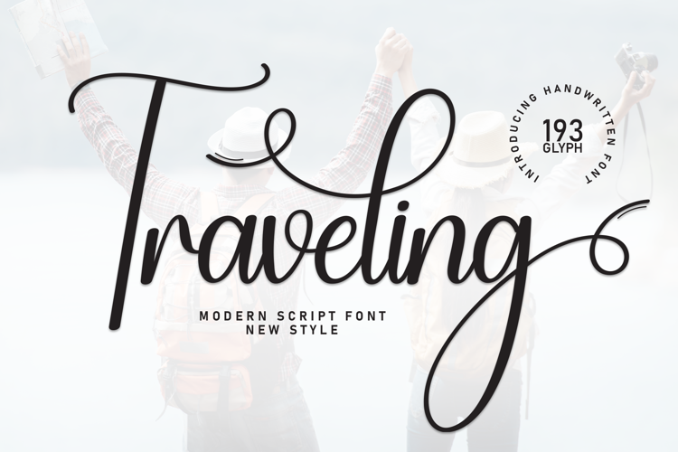 Preview of Traveling Font