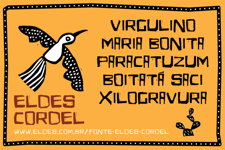 Preview of Eldes Cordel Font