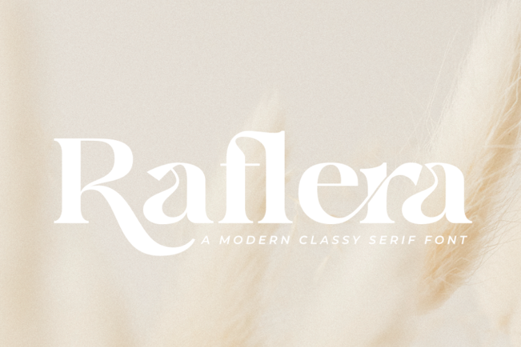 Preview of Raflera Font