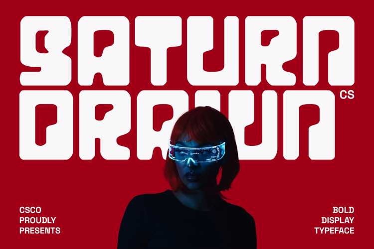 Preview of CS Saturn Drawn Font