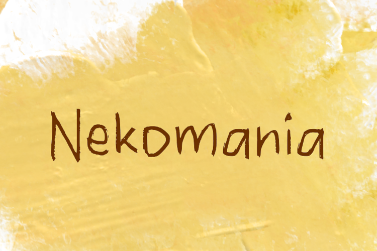 n Nekomania Font