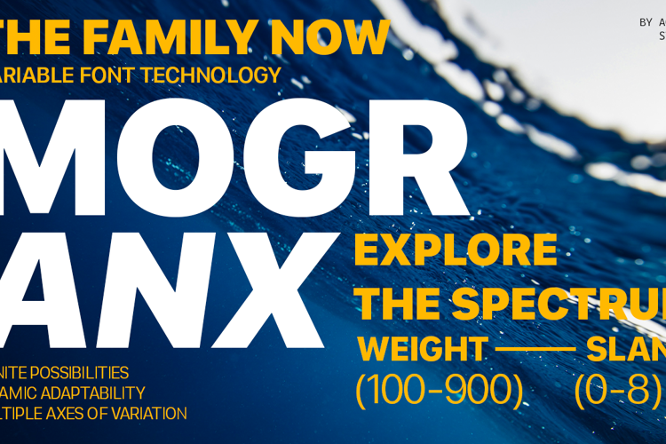 Preview of Mogranx Ext Lt Ult Cond Font
